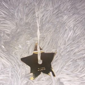 Dior Gold Metal Star Ornament Bag Charm